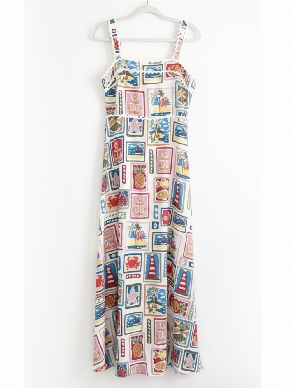Commense Graffiti Print Sleeveless Long Dress - Picture 2 of 12
